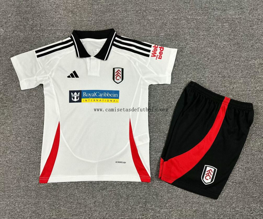 Camiseta Fulham F.C. Primera Equipación 24/25 Niño ¿¡Ni te imaginas rebajón?