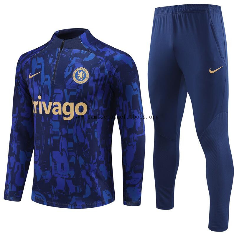 Chandal Entrenamiento Chelsea 2023-2024 (Hombre/Niño) + Pantalones Ganga, adquiere
