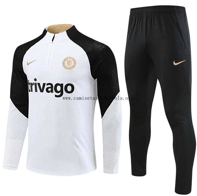 Chandal Entrenamiento Chelsea 2023-2024 BLANCO (Hombre/Niño) + Pantalones ¿¡Menudo/a descuento?