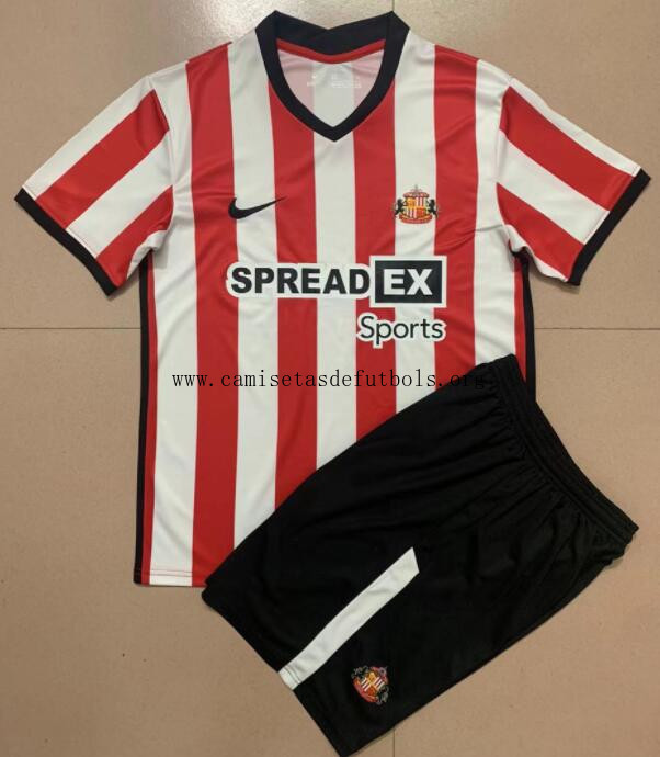 Camiseta Sunderland AFC 1ª Equipación 2022-23 Niño Paga menos por tiempo limitado
