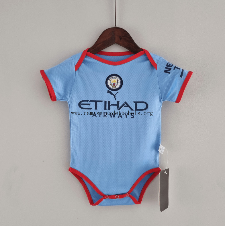 Miniconjunto Baby Manchester City Primera Equipación 22/23 Increíble ofertón, benefíciate de outlet