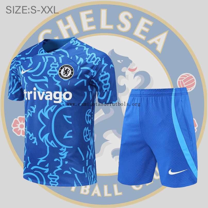 Camiseta FC Chelsea Pre-Match 2022-2023 + Pantalones Saldazo, dispara