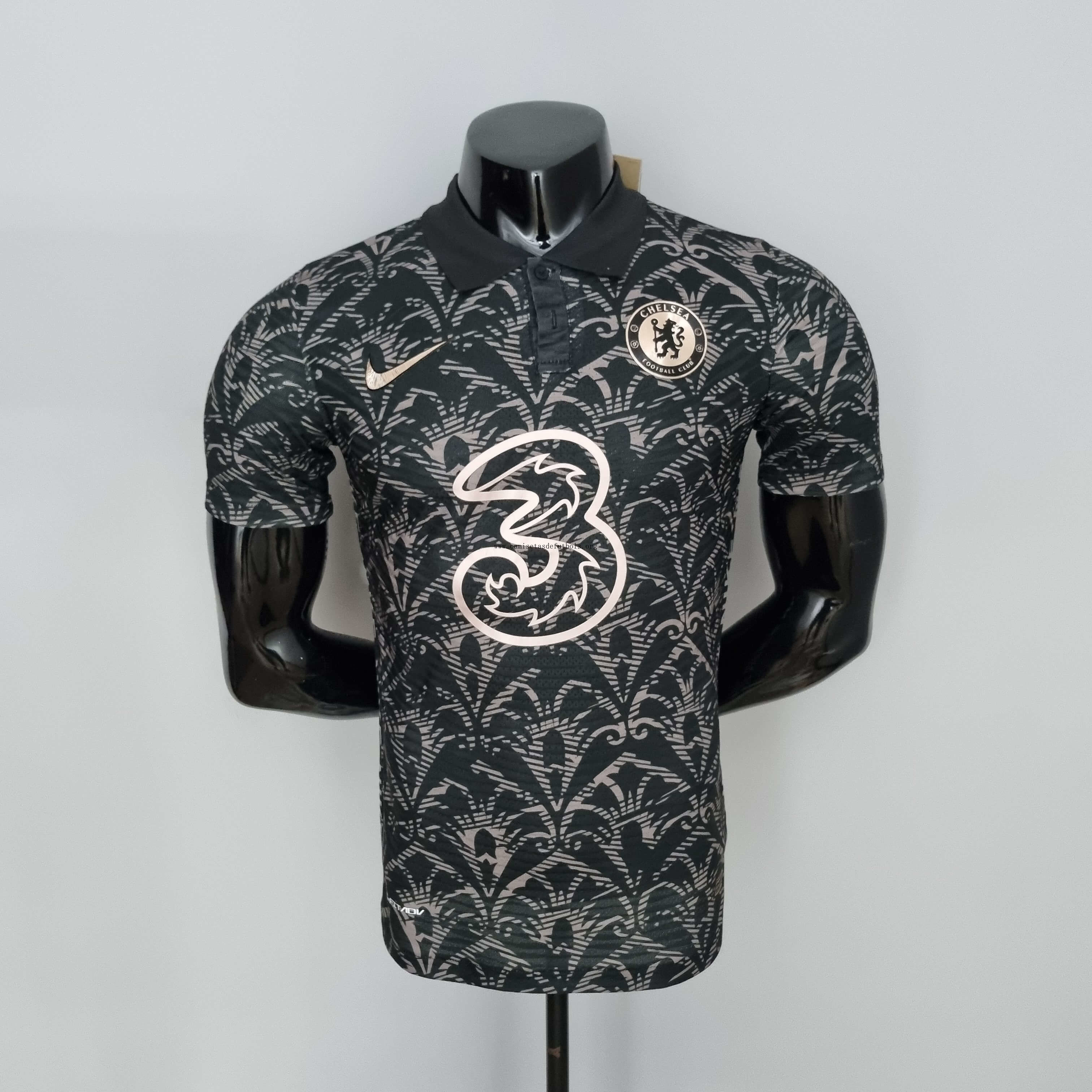 Camiseta 22/23 Chelsea Clásica Negra Dorada Magnífico chollo, agarra solo hoy