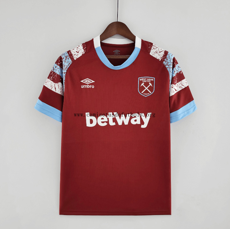 Camiseta West Ham United 1ª Equipación 22/23 Gangaza espectacular sin competencia