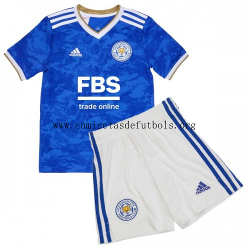 Camiseta Leicester City Primera Equipación 2021/2022 Niño ¡¡Qué regalado preciaco en todo el mercado!