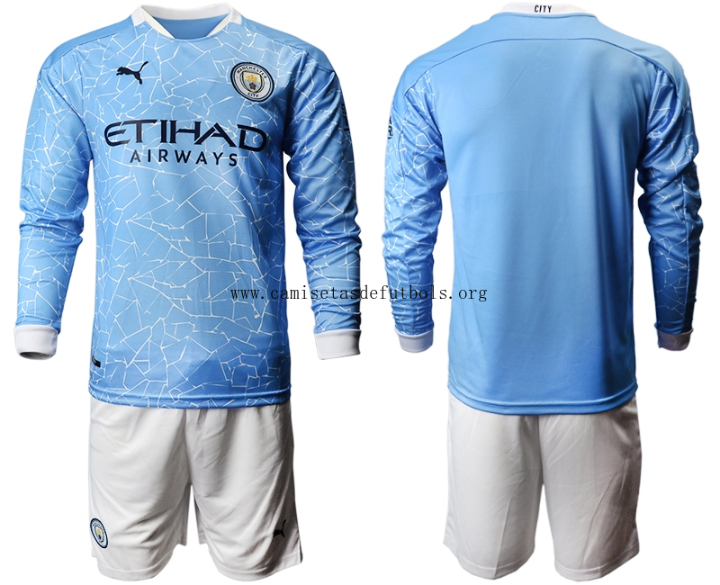 Camiseta Manchester City 1ª Equipación 2020/2021 ML Oportunidad económico hasta fin de existencias