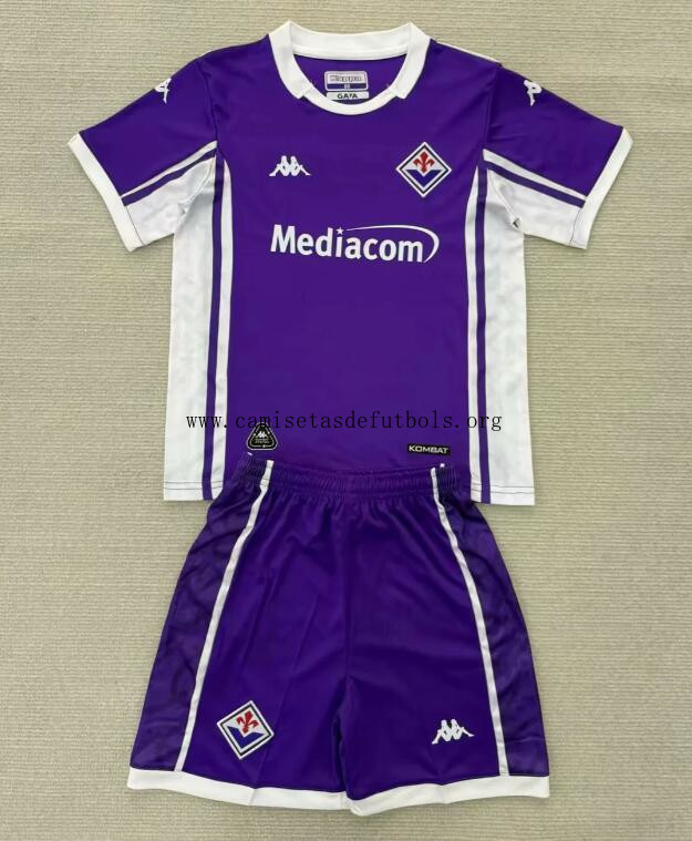 Camiseta ACF Fiorentina 1ª Equipación 25/26 Niño Descuento económico