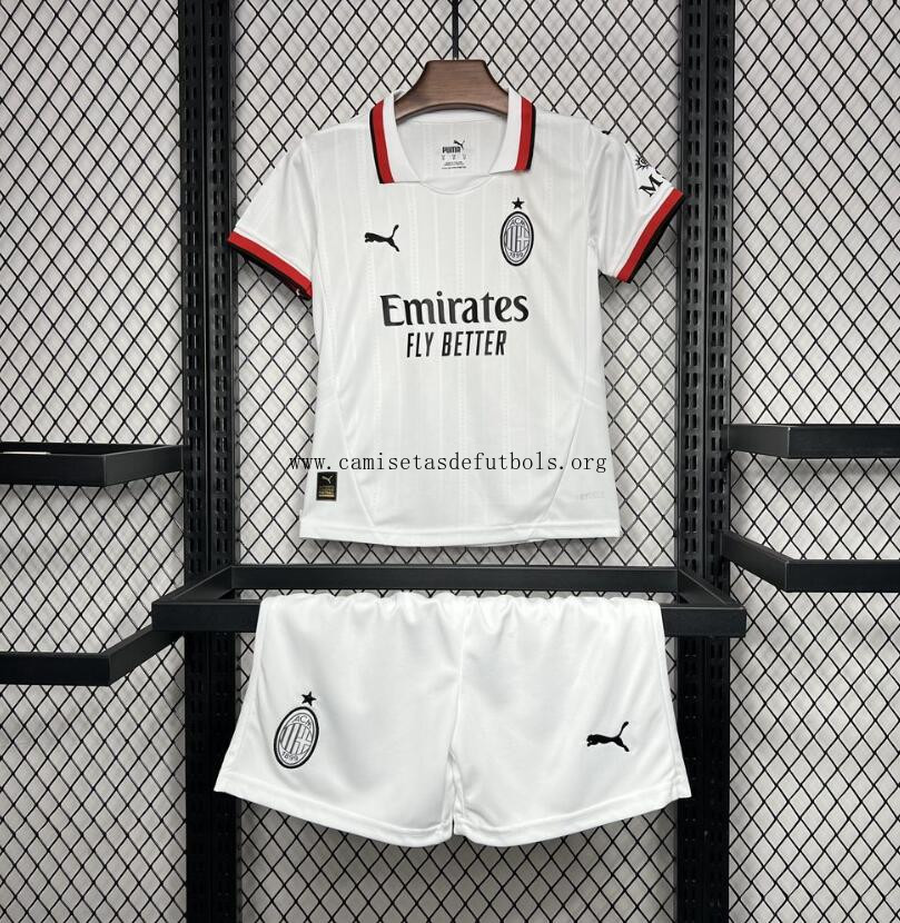 Camiseta Fc AC Milan Segunda Equipación 24/25 Niño Chollazo, atrapa