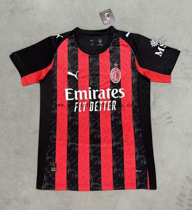 Camiseta AC Milan 1ª Equipación 25/26 Alucinante ganga, paga menos en todo el mercado