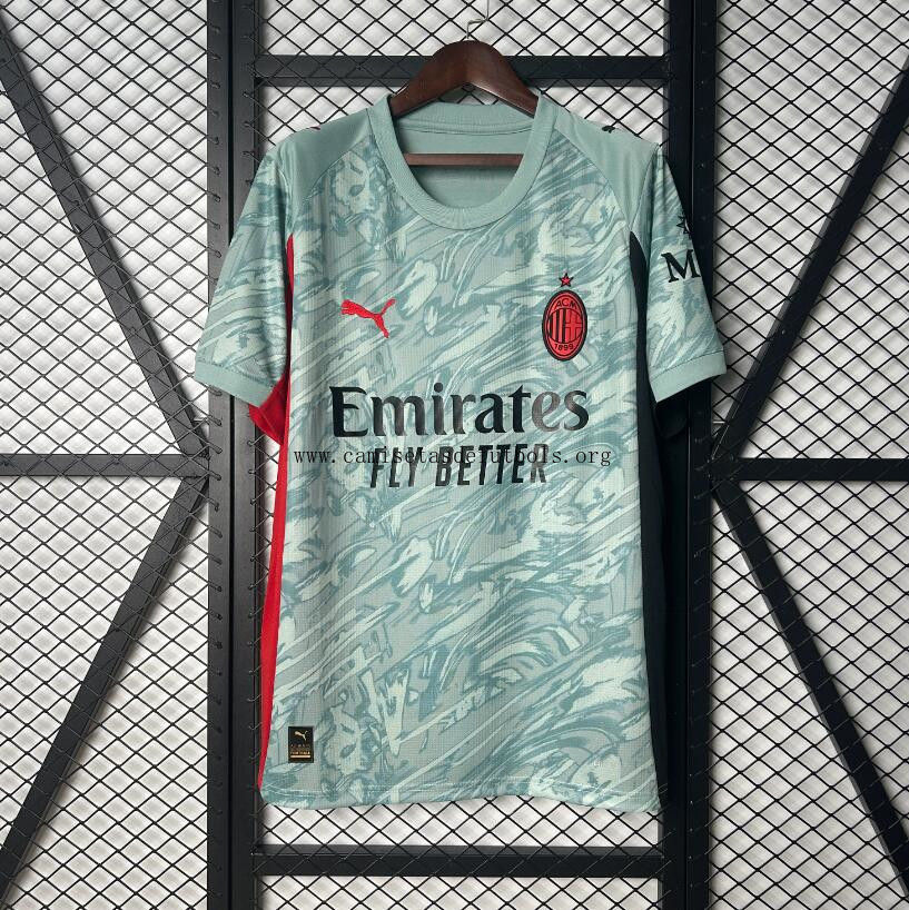 Camiseta AC Milan Portero Equipación 25/26 Agarra este ahorro transparente