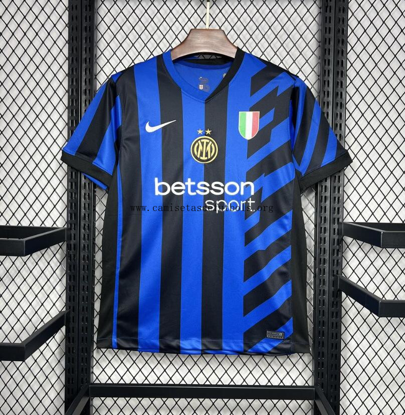 Camiseta Inter de Milán Primera Equipación 24/25 Extraordinario saldo, corre a por él hasta fin de existencias
