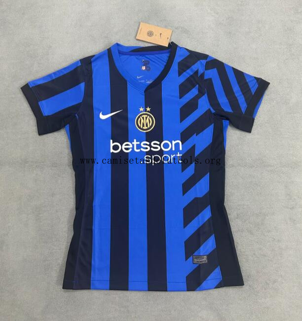 Camiseta Inter de Milán Primera Equipación 24/25 Mujer Bicoca espectacular como nunca