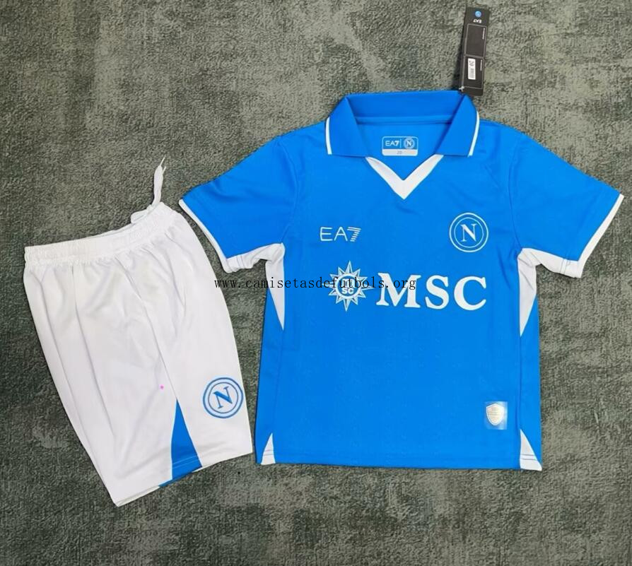 Camiseta Scc Napoli Primera Equipación 24/25 Niño Espectacular rebaja, date prisa solo hoy