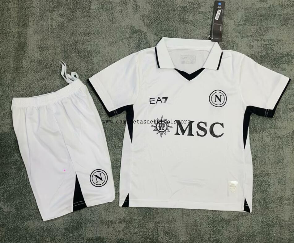 Camiseta Scc Napoli Segunda Equipación 24/25 Niño Reserva este descuentazo alucinante