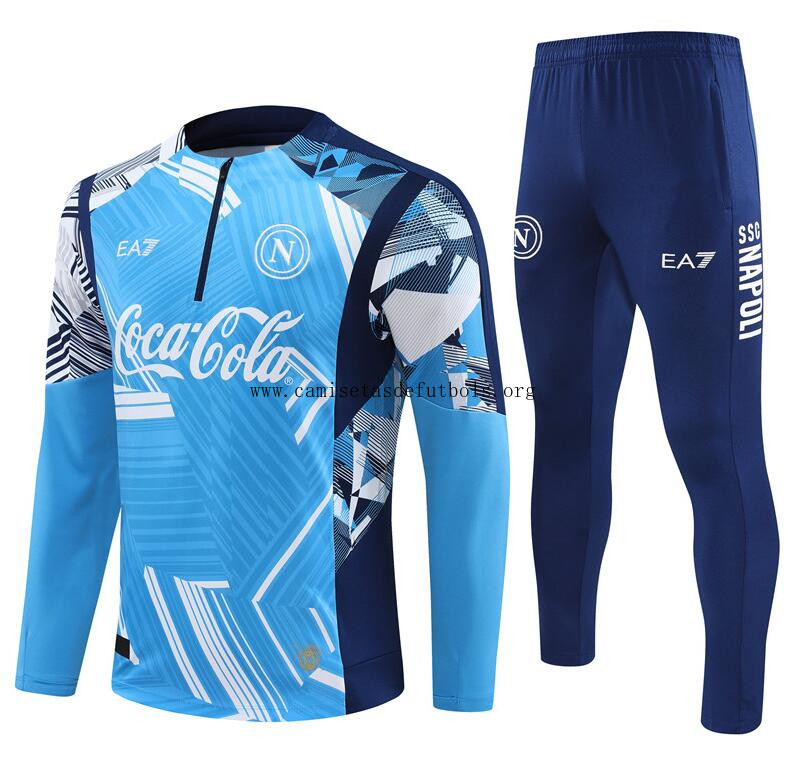 Chandal Entrenamiento Napoli (Hombre/Niño) 2024/2025 + Pantalones Bicoca, date prisa