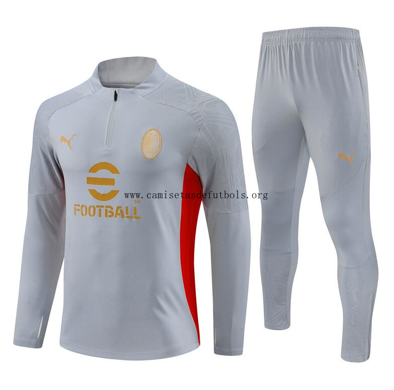 Chandal Entrenamiento AC Milan (Hombre/Niño) 24/25 + Pantalones ¿¡Vaya descuentazo?
