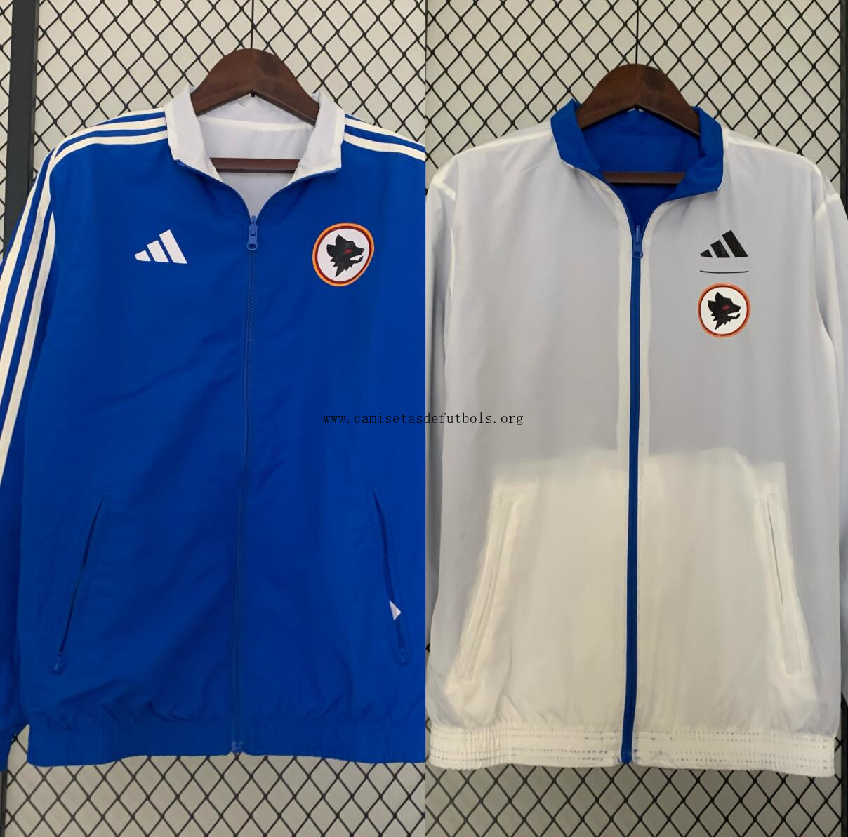 Chandals AS Roma Gabardina Reversible 2024 ¿¡Cómo saldazo?