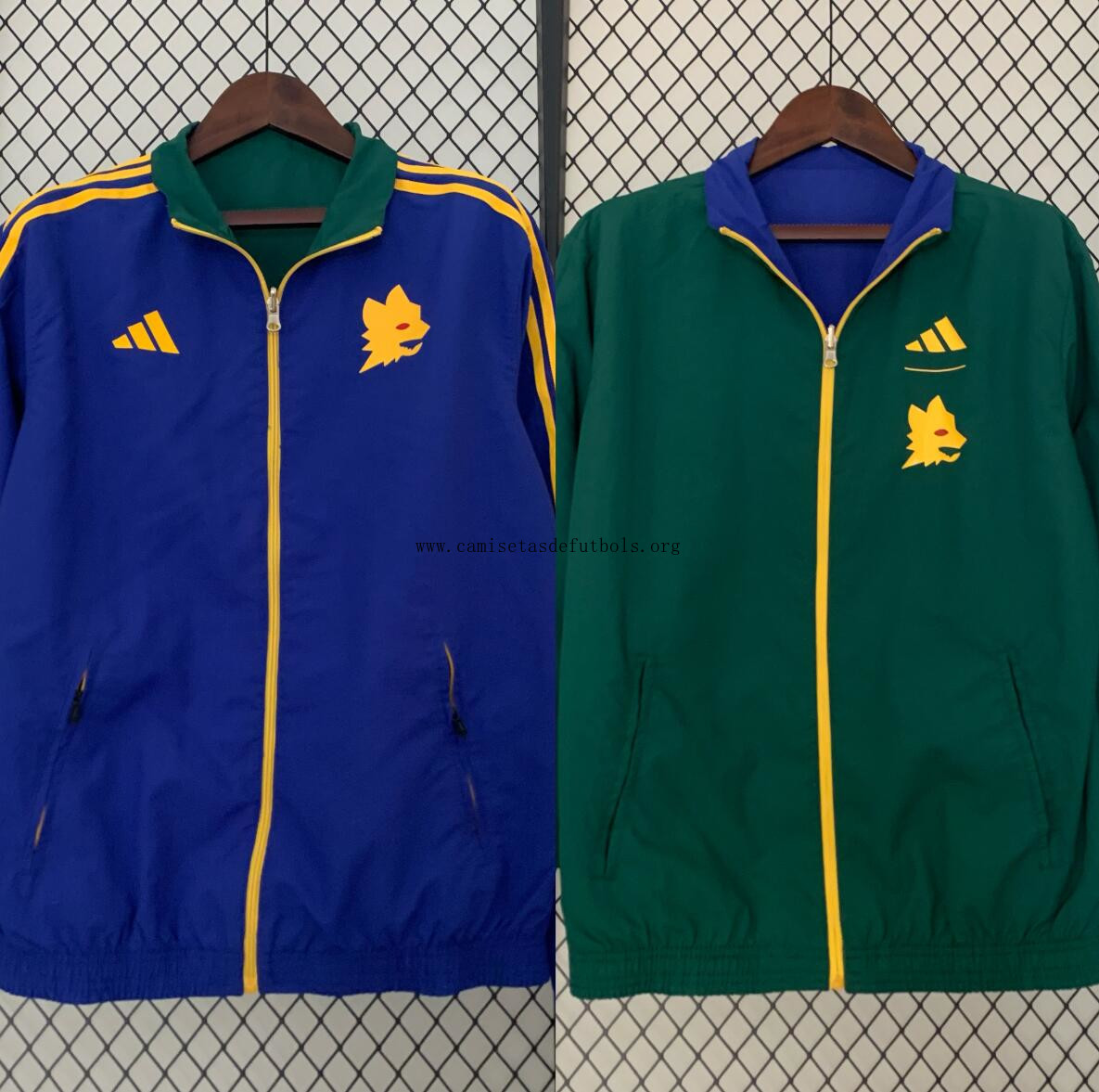 Chandals AS Roma 2024 Gabardina Reversible Oferta, consigue