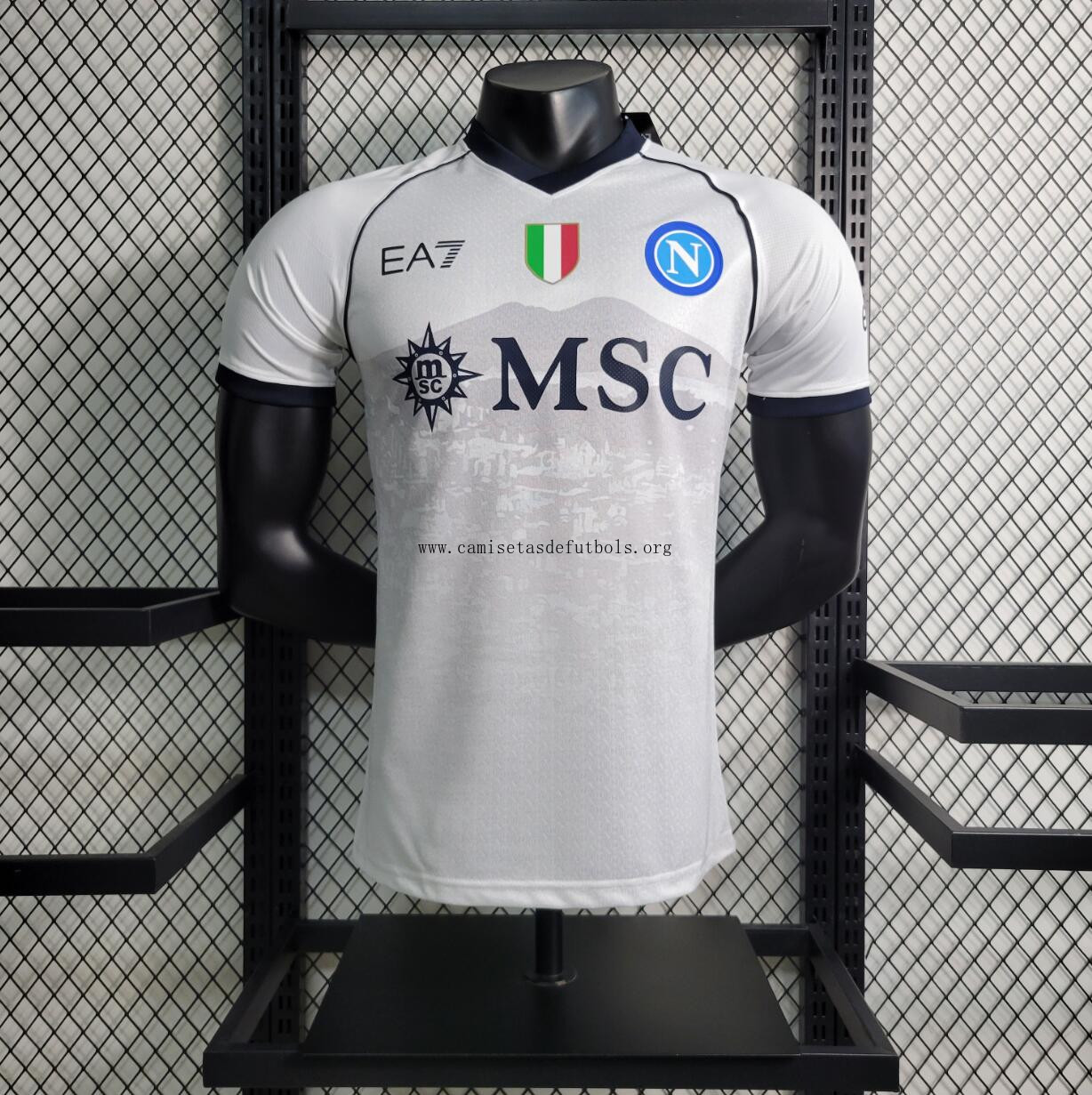 Camiseta Scc Napoli Segunda Equipación Authentic 23/24 Ridículo ganga, llévatelo en toda la red