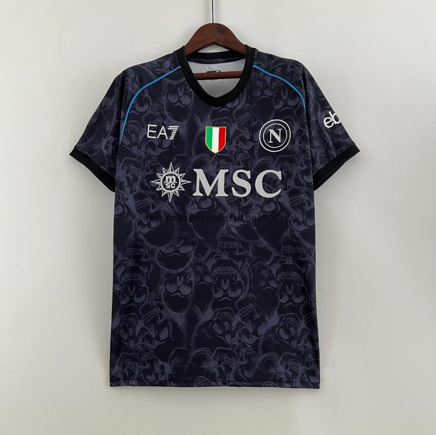 Camiseta Scc Napoli Edición de Halloween 23/24 ¡¡Cómo soberbio rebajón en toda la red!