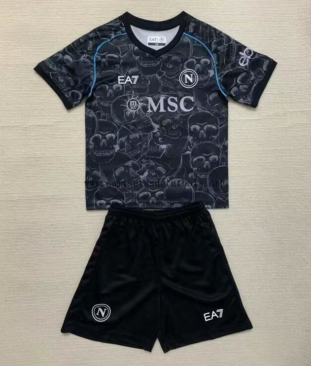 Camiseta Scc Napoli Edición de Halloween 23/24 Niño ¡¡Cómo amigo bicoca de infarto!