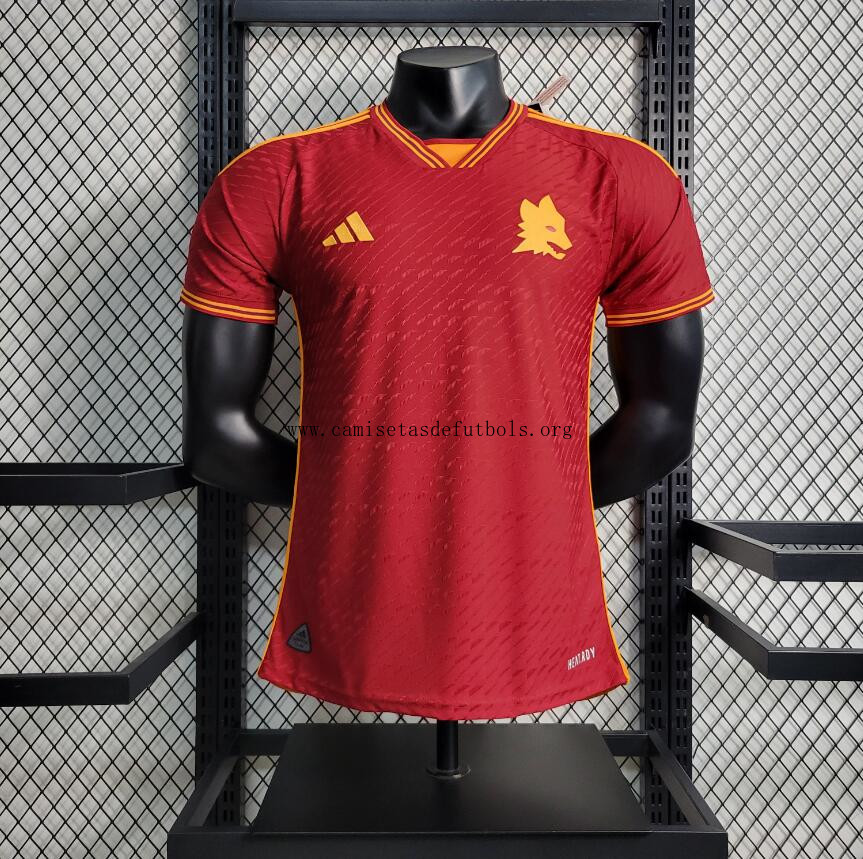 CAMISETA AS ROMA PRIMERA EQUIPACIÓN Authentic 23/24 Humilde gangaza, hazte con él en todo el mercado
