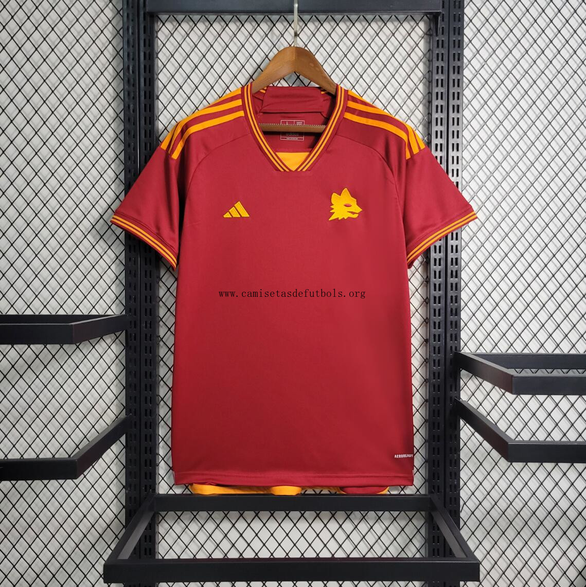 CAMISETA AS ROMA PRIMERA EQUIPACIÓN 2023/24 Descuento, adquiere