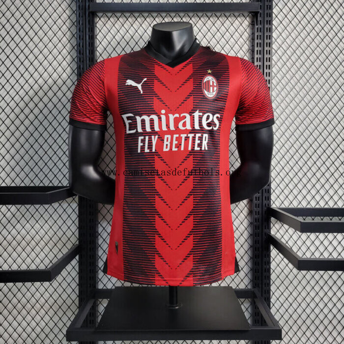 Camiseta Fc AC Milan Primera Equipación Authentic 23/24 Ahorro estupendo