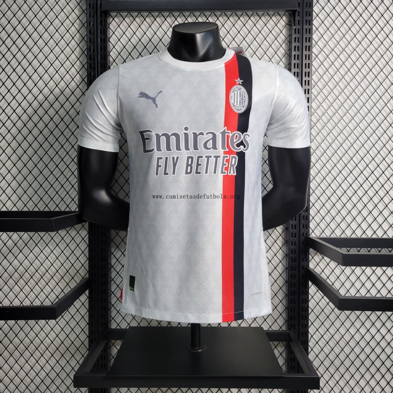 Camiseta AC Milan Segunda Equipación Authentic 23/24 Bestial preciaso, activa solo hoy