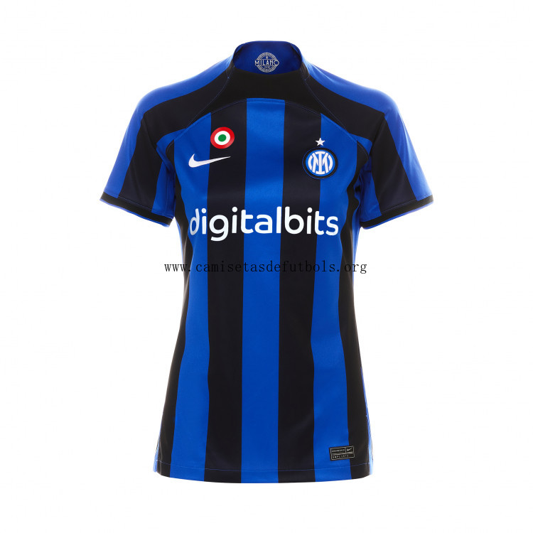 Camiseta Fc Inter De Milán Primera Equipación Stadium 2022-2023 Mujer ¡¡Qué inmejorable gangaza como nunca!