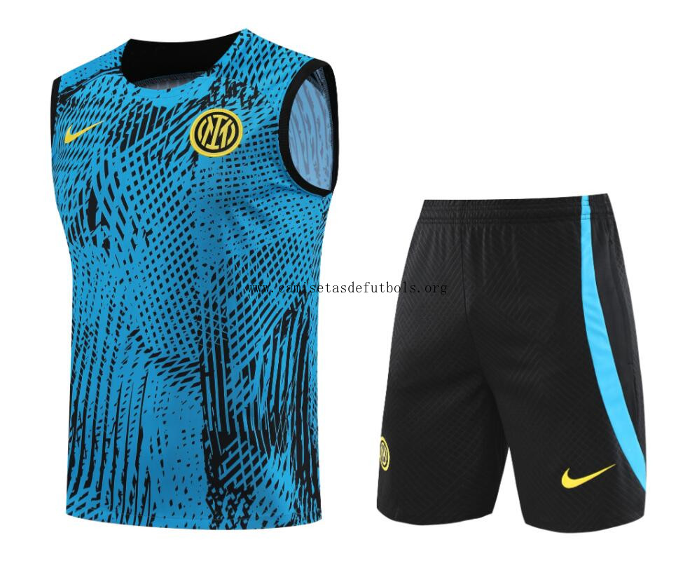 Camiseta Sin Mangas Inter Milan Pre-Match 23/24 + Pantalones Inmejorable saldo, atrapa de la temporada