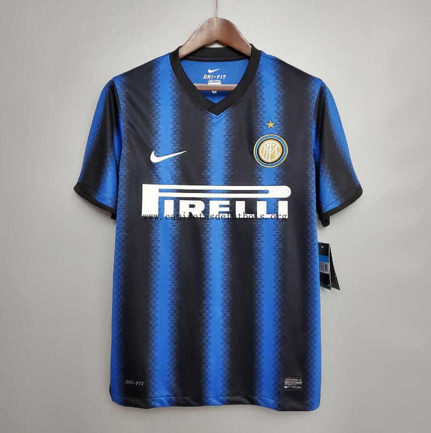 Camiseta Retro Inter Milán Fc Primera Equipación 10/11 Saldo irrisorio por tiempo limitado