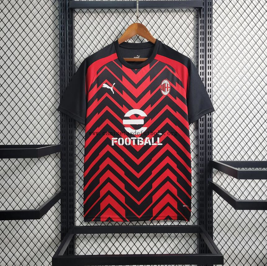 Camiseta Pre-Match AC Milan 23/24 Atrapa este saldazo insuperable