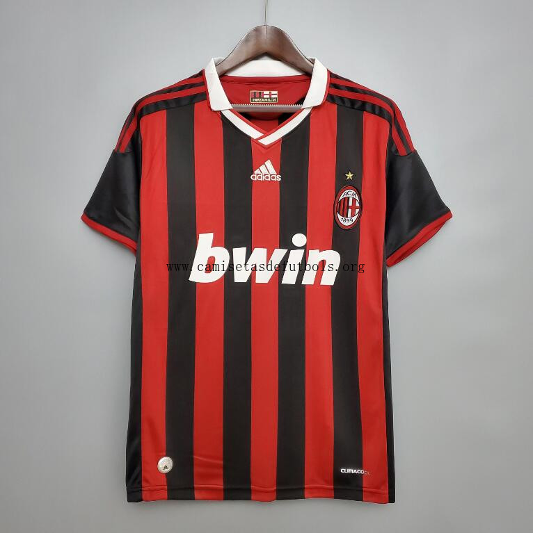 Camiseta Retro AC Milan Primera Equipación 09/10 Gangaza, gasta menos