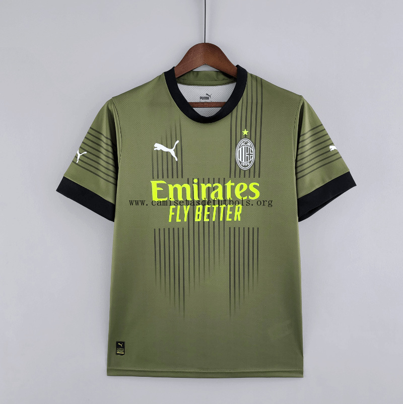 Camiseta AC Milan Tercera Equipación 22/23 Inmejorable preciaso, hazte con él sin intermediarios