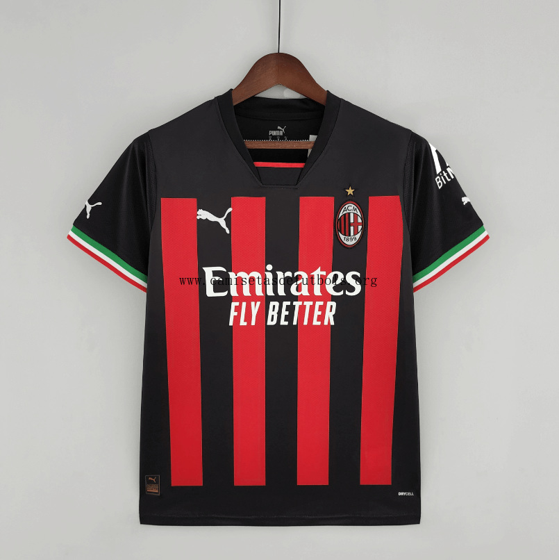 Camiseta AC Milan 1ª Equipación 2022/2023 ¡¡Ni te imaginas formidable oferta en todo el mercado!