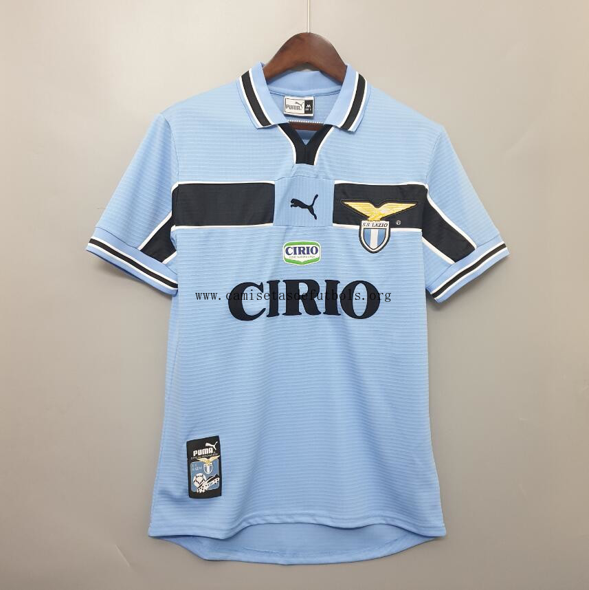 Camiseta Retro Ss Lazio Primera Equipación 99/00 Chollazo asequible