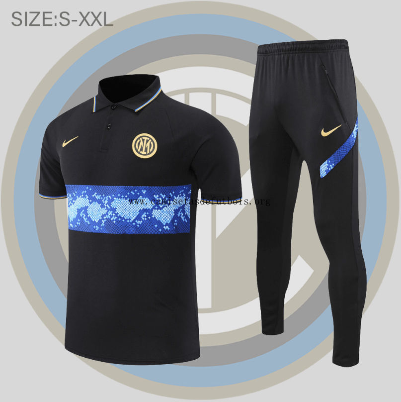 POLO Inter Milan KIT Negra Liquidación, date prisa