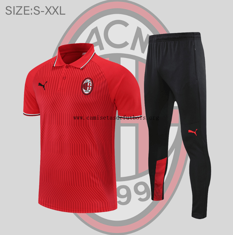 POLO AC Milan KIT Roja 2022 Oportunidad celestial de derribo