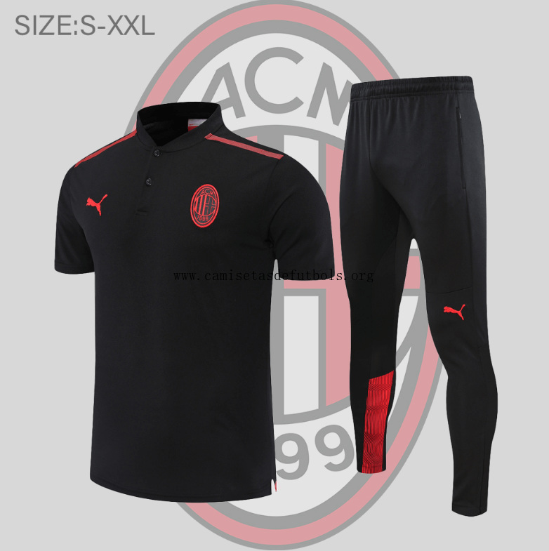 POLO AC Milan KIT Negra No lo pienses este rebajón irrisorio