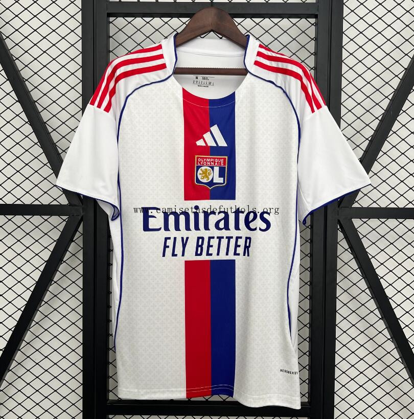 Camiseta Olympique De Lyon 1ª Equipación 25/26 Demencial saldazo, atrapa antes de que se acabe