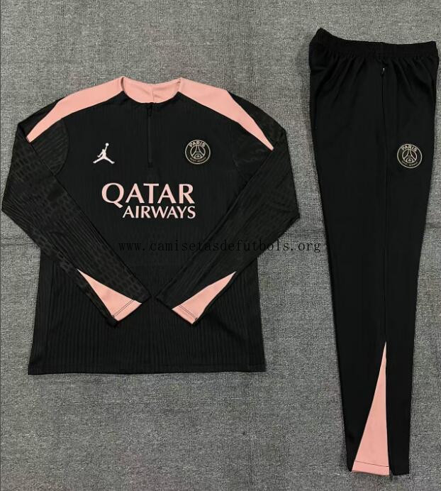 Chandal Entrenamiento París Saint-Germain (Hombre/Niño) Negro 24/25 + Pantalones ¡¡Menudo/a increíble preciaso sin intermediarios!