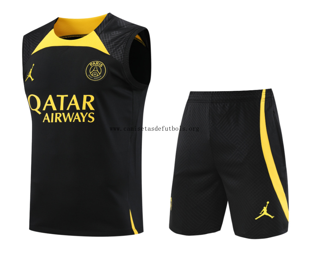 Camiseta Sin Mangas FC París Saint-Germain Pre-Match 23/24 + Pantalones Descuentazo, benefíciate