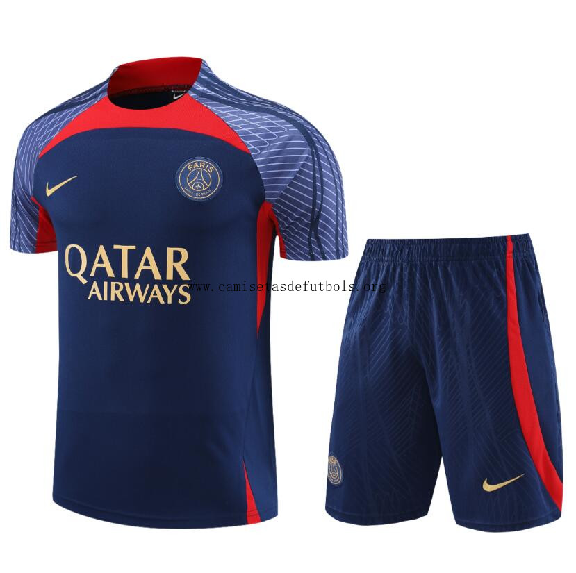 Camiseta FC Paris St. Germain Pre-Match 23/24 Navy + Pantalones Aprovéchala ya este oferta excelente