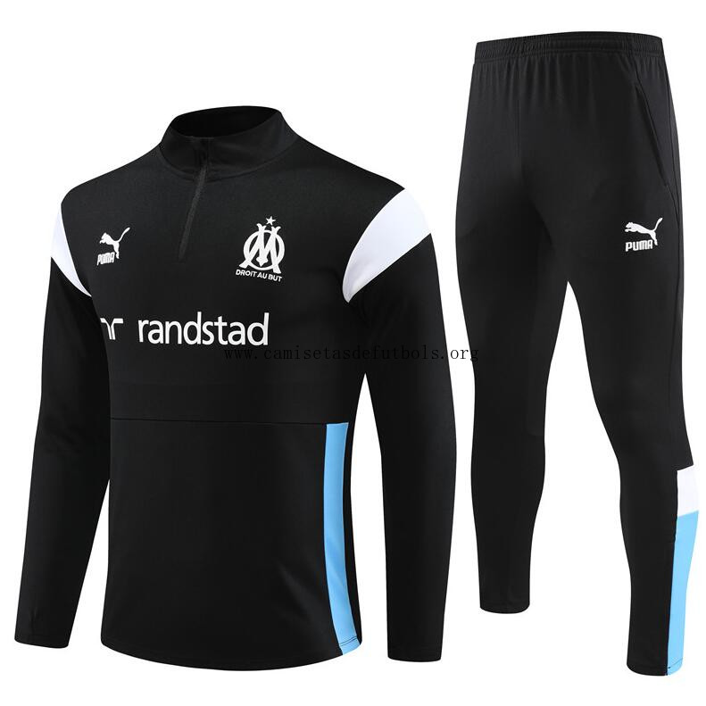 Chandal Entrenamiento Olympique De Marsella 23/24 Negro (Hombre/Niño) + Pantalones Corre a por él este chollazo magnífico