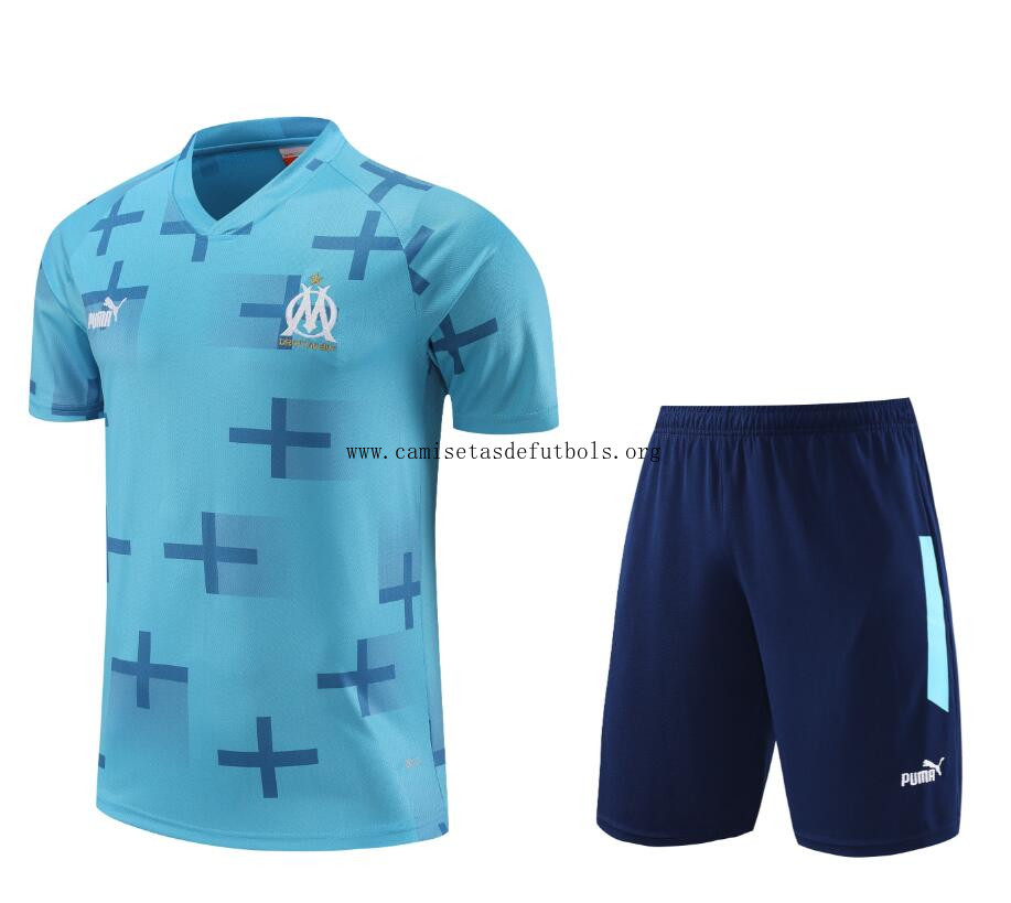 Camiseta Olympique de Marseille Pre-Match 23/24 + Pantalones ¡¡Menudo/a rebajón, no lo pienses!