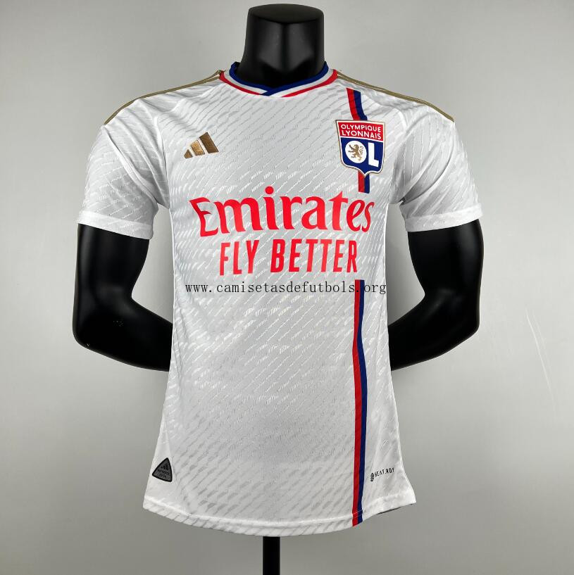 Camiseta Olympique De Lyon Primera Equipación 23/24 Authentic Barato preciaco, agarra con devolución gratis
