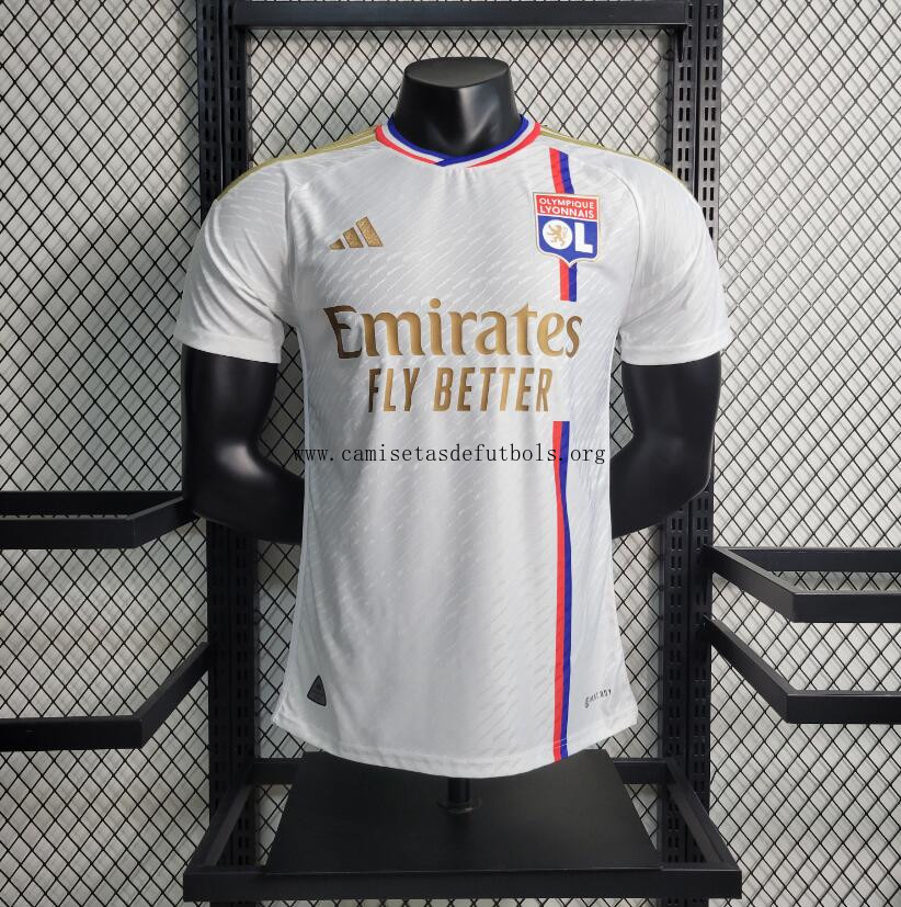 Camiseta Olympique De Lyon Primera Equipación 2023/2024 Authentic ¡¡Vaya gangaza, cógelo!