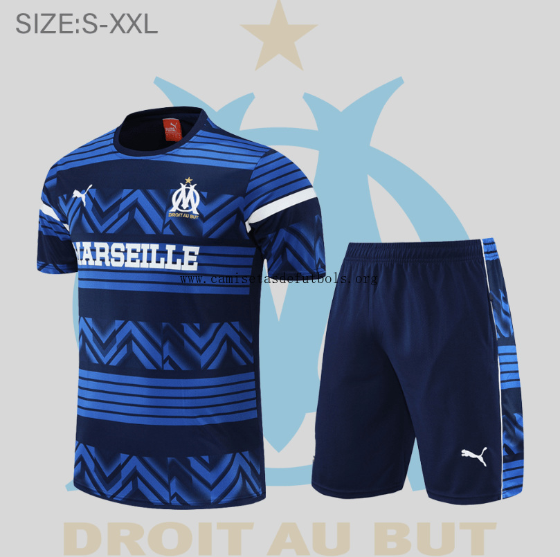 Camiseta Olympique de Marseille Conjunto De Entreno Manga Corta 22/23 ¡¡Menudo/a demencial rebajón sin intermediarios!