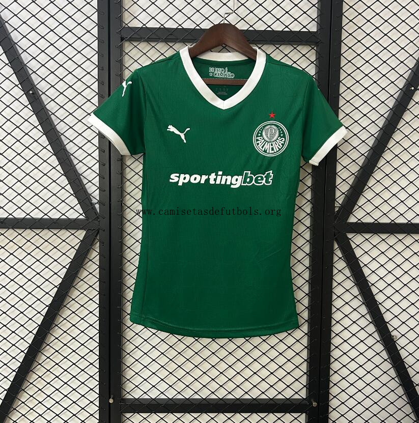 Camiseta Palmeiras Primera Equipación 25/26 Mujer Rebajón fabuloso por tiempo limitado